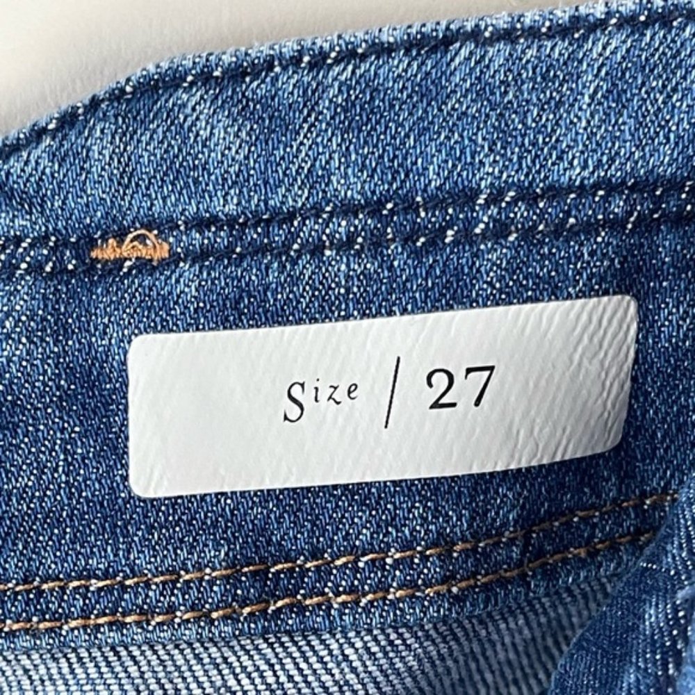 Anthropologie Patchwork Boyfriend Jeans in Medium Blue - Picture 12 of 15